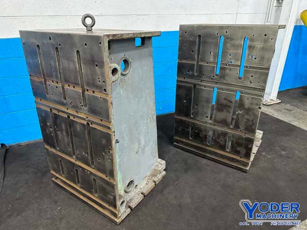 28" x 53" Slotted angle plates, 1 pair, #77111 - Image 9