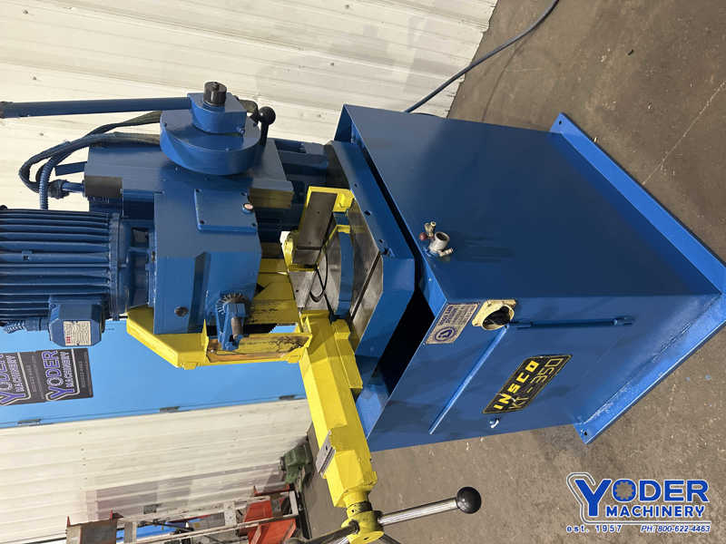 10" Cincinnati #10 type KONP, double end pedestal type grinder, 21" btwn wheels, 1 HP, #77214 - Image 7