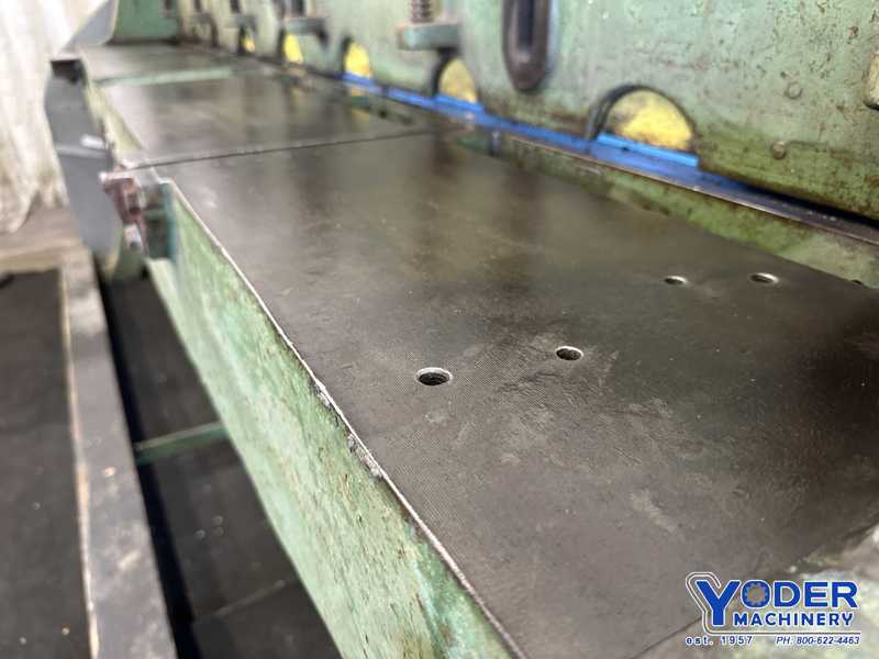 14 gauge x 10' Roto-Die #15, hydraulic, 3" stroke, 7/8" die opening, rear operated manual back gauge, sheet - Image 5