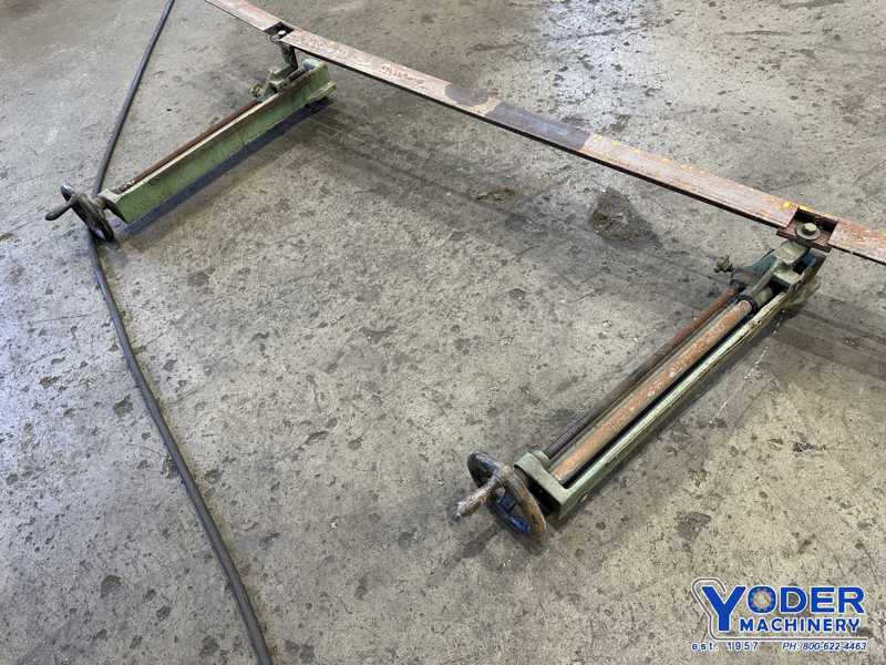 14 gauge x 10' Roto-Die #15, hydraulic, 3" stroke, 7/8" die opening, rear operated manual back gauge, sheet - Image 6