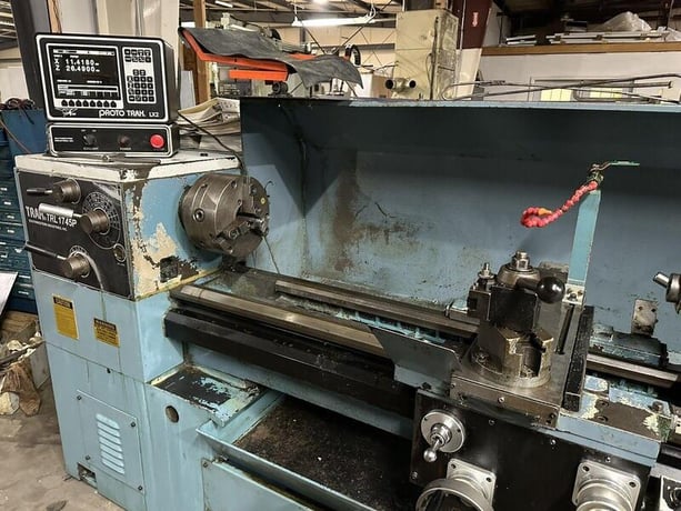 Southwestern Industries #Trak-TRL-1745P, CNC Lathe, 17.6" swing, 45" centers, S/N 95-7105, 1997 - Image 2