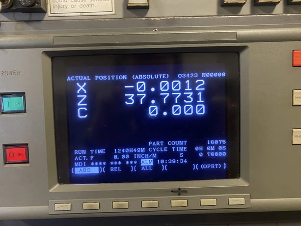 Mori Seiki #SL-75MC, CNC Turning Center, 3-Jaw 24" chuck, 50" centers, hydraulic tailstock, Mori Seiki CNC - Image 4