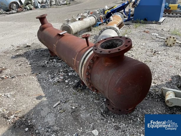 150 sq.ft., 150 psi shell, 150 psi tube, Franger & Sullivan, 304 Stainless Steel, 475° F, 2005 - Image 3