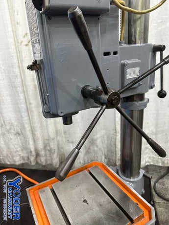 22" Solberga #SE725 Round Column, single spindle drill, 4-1/2" stroke, 14" x14" table, 2 HP - Image 2