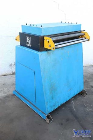 30" x .04" PA Industries #SSS-317, straightener, 7 rolls, 2.4" roll diameter, entry & exit pinch rolls, 2000 - Image 2