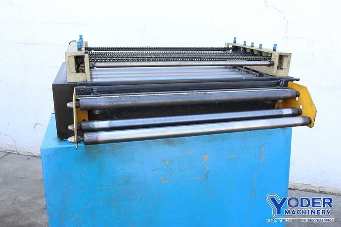 30" x .04" PA Industries #SSS-317, straightener, 7 rolls, 2.4" roll diameter, entry & exit pinch rolls, 2000 - Image 5