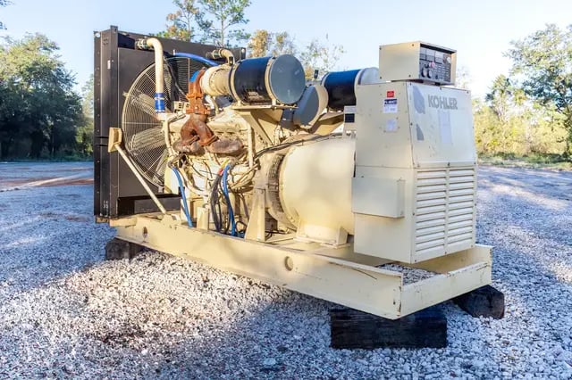 500 KW Kohler #500ROZD71, diesel generator, open, Detroit diesel engine, #090477 - Image 2