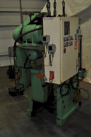 25 Ton, V & O #25-ST, OBI press, 2" stroke, 11" Shut Height, 7" throat, 2" ram adj., 150 SPM, 24" x13" bed - Image 8
