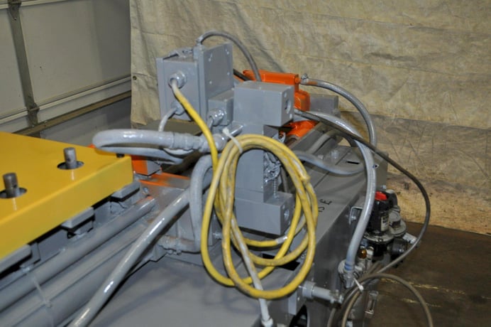 18" x .09" Air Feeds #AF-1, air feeder straightener, 12" stroke, adj height cabinet, 5-roll straightener - Image 7