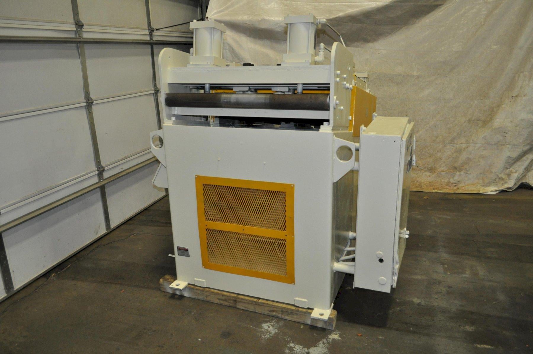 30" x .125" Perfecto #28-30-9, 9-roll straightener, 200 FPM, entry & exit pinch rolls w/ air lift - Image 5