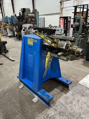 2000 lb. Littell #20-12, uncoiler, 18" mandrel, 12" width, 48" outside dimensions, 16"-20" ID, 3 keepers - Image 1