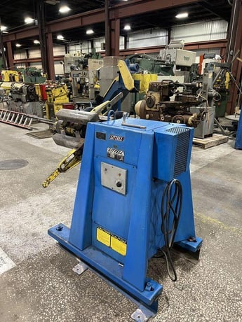 2000 lb. Littell #20-12, uncoiler, 18" mandrel, 12" width, 48" outside dimensions, 16"-20" ID, 3 keepers - Image 3