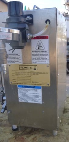 Filamatic #AB-8, Benchtop Medium Duty Filler, single nozzle, 0.05-260 ml fill volume, 23 bottles/min., 110 V - Image 3