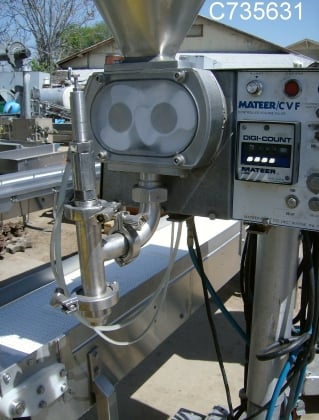 GEI, Controlled Volume Filler, Stainless Steel, 20" diameter Hopper infeed, 1" diameter Discharge spout, 250 V - Image 3