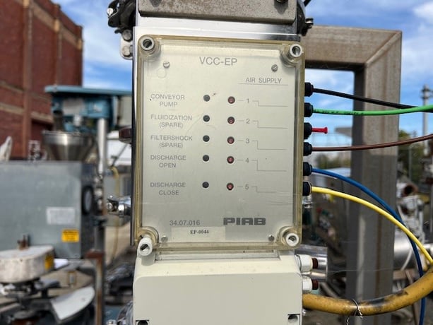 PIAB, Volumetric Filler, 8" diameter x 16" H Filling Section w/5" diameter Outlet & 2" feed inlet - Image 2