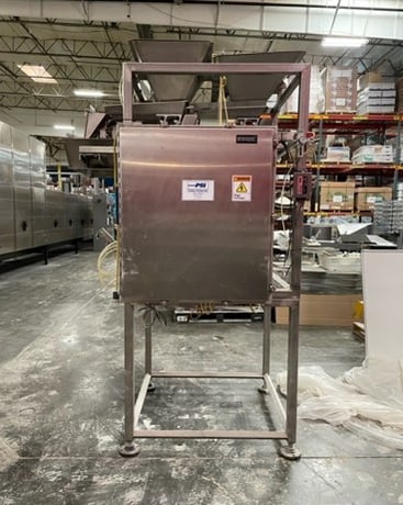 Powell Systems Inc #F-TO1-B, Weigh Filler, Stainless Steel, 6' H discharge, vibratory feeder, ratio packer - Image 2