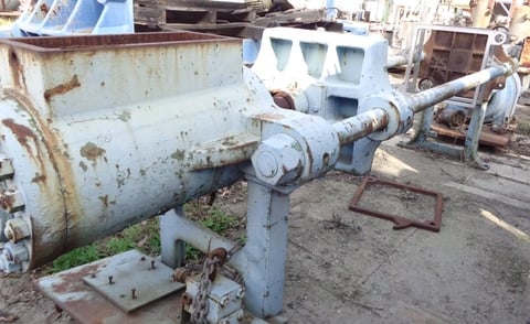 24" Sperry, Plate & Frame Filter Press, frame only, hydraulic closure, mounted on stand - Image 3