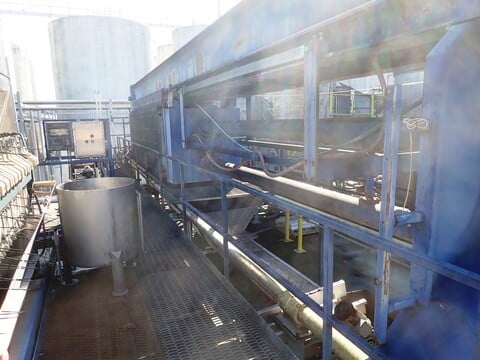 59" Pacific Filter Filter #1500N232B-130/260BRACBS, Plate Filter Press, (67) 3" thick plates, 1" recess, 5400 - Image 6