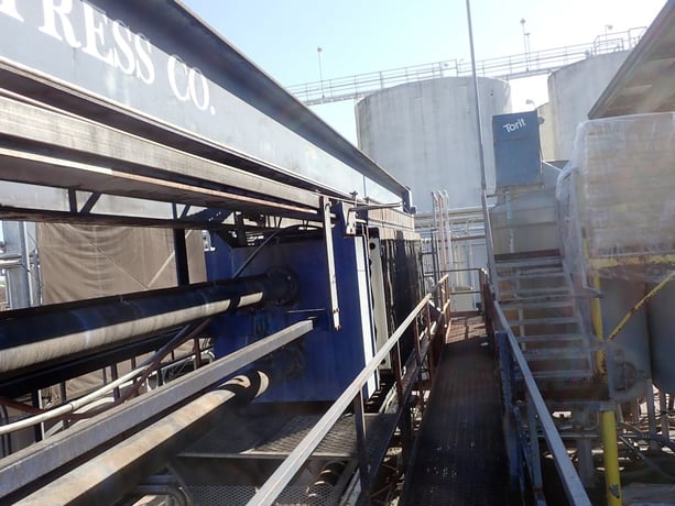 59" Pacific Filter Filter #1500N232B-130/260BRACBS, Plate Filter Press, (67) 3" thick plates, 1" recess, 5400 - Image 10