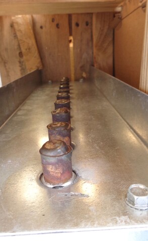 RAE #58SD15X72-6-1-W-F-R, Direct Steam Heat Exchanger, 400 psi, 39 coil weight, 72" L Copper tubes, 020 tube - Image 3