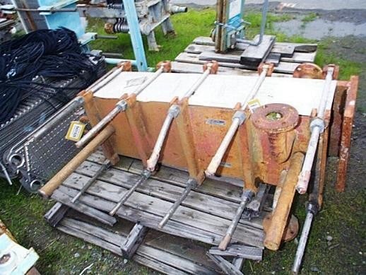 224 sq.ft., American Reclaiming Reclaiming, plate type heat exchanger, (63) 14" W x 48" H Stainless Steel - Image 1