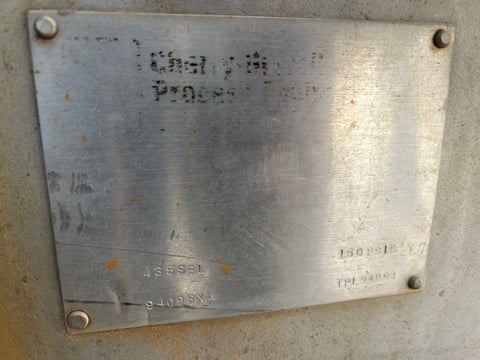 150 sq.ft., Cherry Burrell, 435-SBL, plate type heat exchanger, (31) 15" x 48" S/S plates, 150 psig, (3) - Image 3