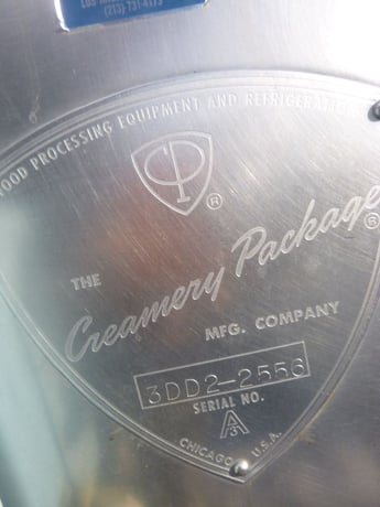 Crepaco #3DD2, 3-Piston Homogenizer, (3) 2-1/4" diameter Plungers, 1.5" diameter Inlet/outlet, 7.5 HP - Image 5