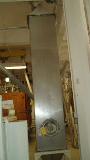 40 cu.ft. #RXA, Hopper, Stainless Steel, 24" width x 24" L x 120" straight side, 10" diameter Bottom side - Image 2