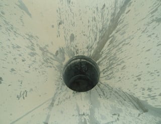 40 cu.ft. #RXA, Hopper, Stainless Steel, 24" width x 24" L x 120" straight side, 10" diameter Bottom side - Image 6