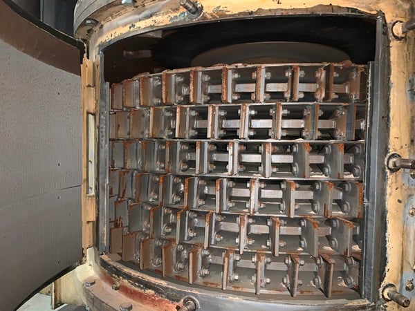 IPEC #7000, Attrition Mill/Air Swept Mill, Carbon Steel, 72" diameter x 76" H milling chamber, 4" diameter - Image 9