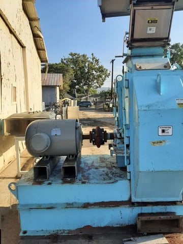 Bliss Industries #E-4815, Hammer Mill, Carbon Steel, 48" diameter x 15" width rotor w/ 2.5" width x 1/4" - Image 2