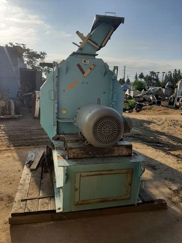 Bliss Industries #E-4815, Hammer Mill, Carbon Steel, 48" diameter x 15" width rotor w/ 2.5" width x 1/4" - Image 3