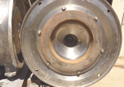 Stone Mill, Stainless Steel, 13.5 diameter x 3" deep Chamber, 2" inlet, 7.5" x 1.5" discharge, 25 HP, 3540 - Image 6