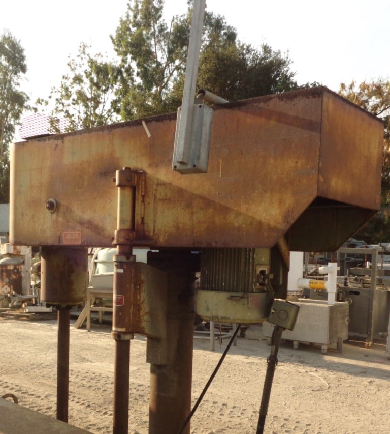 Myers #500A-10-217, Dispersion Mixer, Carbon Steel shaft & dispersion blade, 2-1/4" diameter x 45" L shaft - Image 3