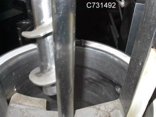 5 gallon Myers #HL-500, Dispersion Mixer, 9" diameter x 12" deep Pot, 14.9 psi, 2 HP, manual hand crank, 1988 - Image 4