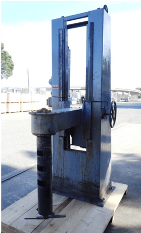 K & H Manufacturing, Post-Type Dispersion Mixer, 1.5" diameter Shaft, 6" diameter Housing, (2) 18" L x 1.5" - Image 3