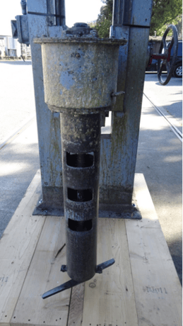 K & H Manufacturing, Post-Type Dispersion Mixer, 1.5" diameter Shaft, 6" diameter Housing, (2) 18" L x 1.5" - Image 6