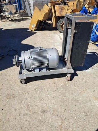 High Shear Inline Mixer, 7-7/8" diameter x 2-5/8" deep Stainless Steel chamber, (2) 7" diameter x 1" blades - Image 7