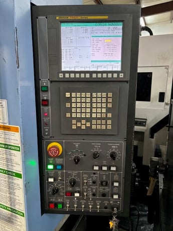 Daewoo Doosan #Mynx-5400/40, 24 side mount tool changer, 40" X, 21" Y, 21" Z, 8000 RPM, #40, 20 HP, Fanuc 0i - Image 7