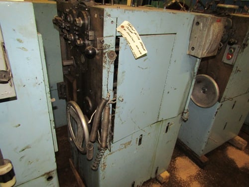 No. W11A Torin, spring coiler, double diameter, double pitch, 1.56" wire diameter, 300 FPM - Image 1