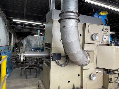 Bennett #CG-36, 36" auto feed spring grinder, top power head, 30" feed bowl, w/motor & controls - Image 3
