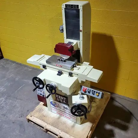 8" x 16" Kent #SGS-816, 17" max horizontal travel, 8" max cross travel, 18" btwn table,S45013 - Image 6