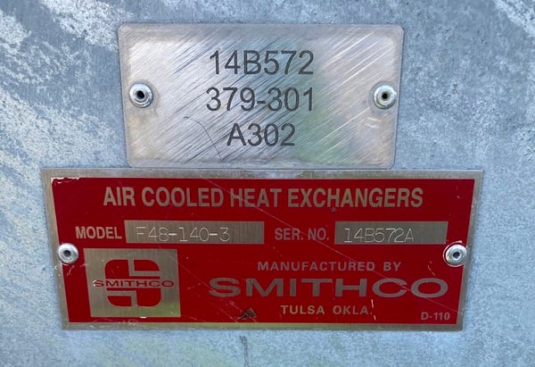 4498 sq.ft., 800 psi, Smithco, forced draft air fin cooler, Carbon Steel tubes & headers, 2015 - Image 4