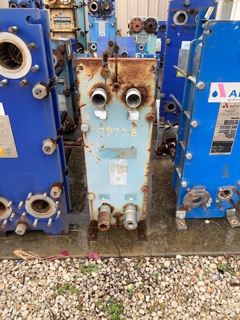12 sq.ft., Alfa-Laval, M6-MFG, plate heat exchanger, 150 psi, 230°F, 1999 - Image 2
