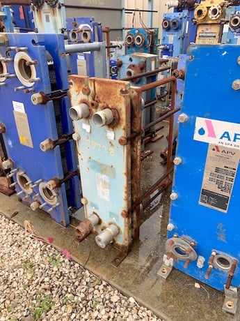 12 sq.ft., Alfa-Laval, M6-MFG, plate heat exchanger, 150 psi, 230°F, 1999 - Image 4