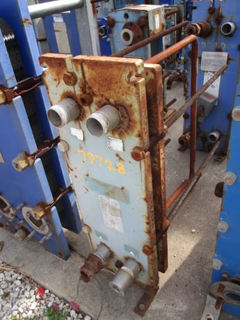 12 sq.ft., Alfa-Laval, M6-MFG, plate heat exchanger, 150 psi, 230°F, 1999 - Image 10