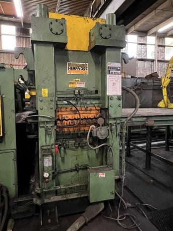 72" x .142" Herr Voss, Cut-To-Length line, 50000 lb., leveler, peeler, pinch roll - Image 3