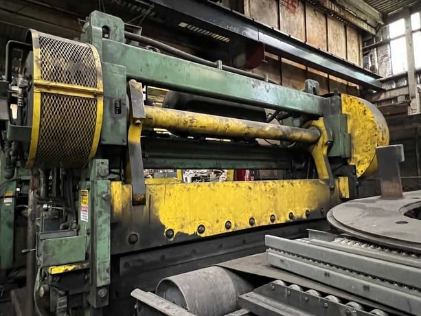72" x .142" Herr Voss, Cut-To-Length line, 50000 lb., leveler, peeler, pinch roll - Image 7