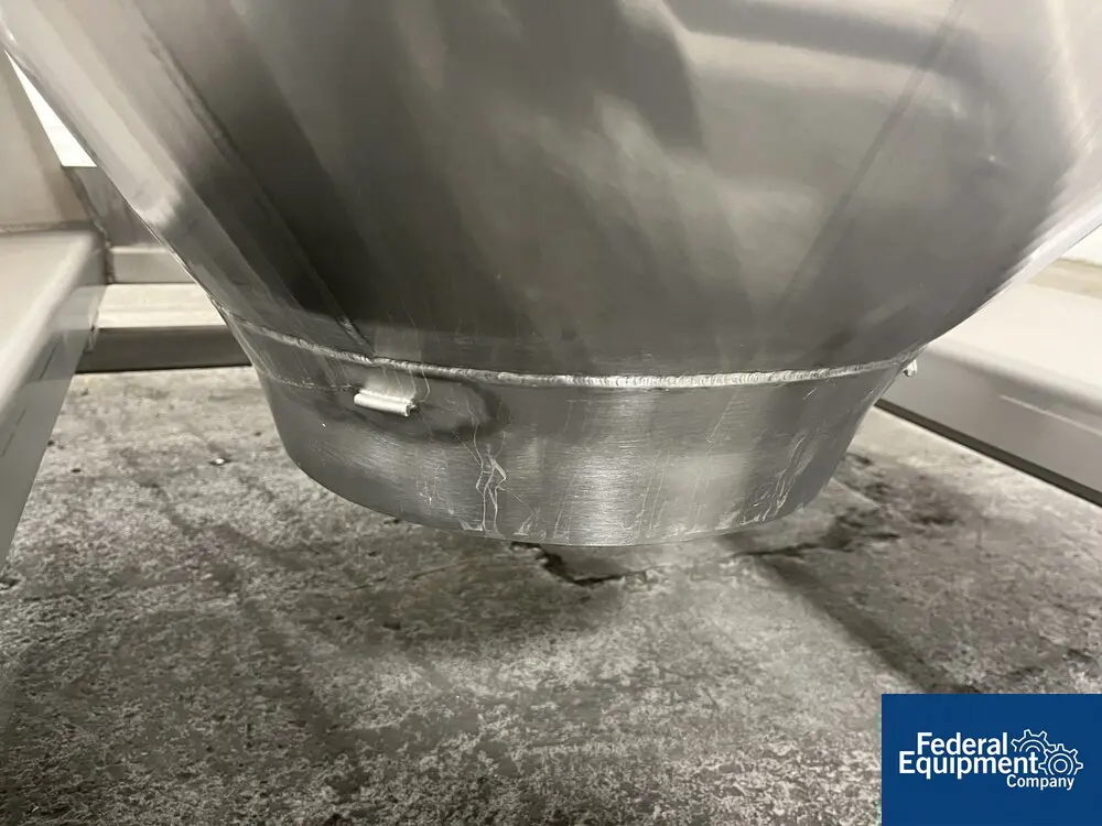 Matcon IBC Bin, Stainless Steel, 1000 Liter, cone bottom type, powder bin type - Image 8