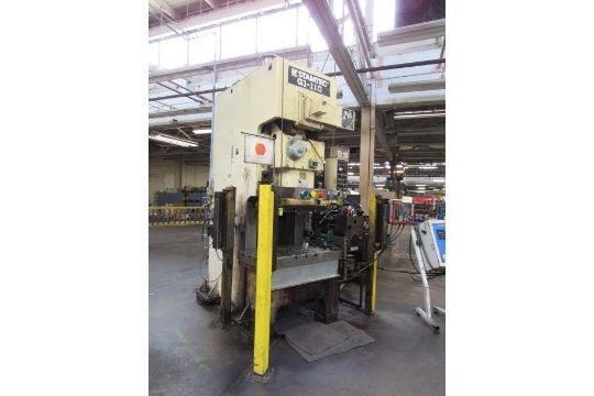 121 Ton, Stamtec #G1-110, gap frame press, 7.08" stroke, 13.78" Shut Height, Wintriss Smart Pac 2, #14245J - Image 4